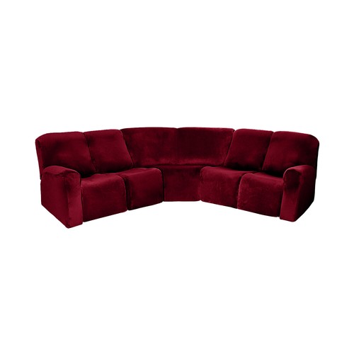 Velvet stretch sectional - stretch,
